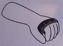 Определение размера перчаток с подогревом