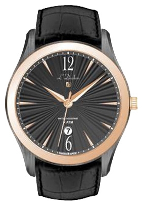 L Duchen D 161.91.21 - мужские наручные часы L Duchen D 161.91.21 - мужские наручные часыLDuchen<br><br><br>Бренд: L Duchen<br>Модель: L Duchen D161.91.21<br>Артикул: D 161.91.21<br>Вариант артикула: None<br>Коллекция: None<br>Подколлекция: None<br>Страна: Швейцария<br>Пол: мужские<br>Тип механизма: кварцевые<br>Механизм: None<br>Количество камней: None<br>Автоподзавод: None<br>Источник энергии: от батарейки<br>Срок службы элемента питания: None<br>Дисплей: стрелки<br>Цифры: арабские<br>Водозащита: WR 50<br>Противоударные: None<br>Материал корпуса: нерж. сталь, PVD покрытие: позолота (полное)<br>Материал браслета: кожа<br>Материал безеля: None<br>Стекло: сапфировое<br>Антибликовое покрытие: None<br>Цвет корпуса: None<br>Цвет браслета: None<br>Цвет циферблата: None<br>Цвет безеля: None<br>Размеры: None<br>Диаметр: None<br>Диаметр корпуса: None<br>Толщина: None<br>Ширина ремешка: None<br>Вес: None<br>Спорт-функции: None<br>Подсветка: None<br>Вставка: None<br>Отображение даты: число<br>Хронограф: None<br>Таймер: None<br>Термометр: None<br>Хронометр: None<br>GPS: None<br>Радиосинхронизация: None<br>Барометр: None<br>Скелетон: None<br>Дополнительная информация: None<br>Дополнительные функции: None