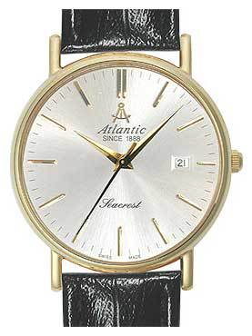 Atlantic 50341.45.21 - мужские наручные часы из коллекции Seacrest Atlantic 50341.45.21 - мужские наручные часы из коллекции SeacrestAtlantic<br><br><br>Бренд: Atlantic<br>Модель: Atlantic 50341.45.21<br>Артикул: 50341.45.21<br>Вариант артикула: None<br>Коллекция: Seacrest<br>Подколлекция: None<br>Страна: Швейцария<br>Пол: мужские<br>Тип механизма: кварцевые<br>Механизм: ETA F06.111<br>Количество камней: None<br>Автоподзавод: None<br>Источник энергии: от батарейки<br>Срок службы элемента питания: None<br>Дисплей: стрелки<br>Цифры: отсутствуют<br>Водозащита: WR 30<br>Противоударные: None<br>Материал корпуса: нерж. сталь<br>Материал браслета: кожа<br>Материал безеля: None<br>Стекло: сапфировое<br>Антибликовое покрытие: None<br>Цвет корпуса: None<br>Цвет браслета: None<br>Цвет циферблата: None<br>Цвет безеля: None<br>Размеры: 38x38 мм<br>Диаметр: None<br>Диаметр корпуса: None<br>Толщина: None<br>Ширина ремешка: None<br>Вес: None<br>Спорт-функции: None<br>Подсветка: None<br>Вставка: None<br>Отображение даты: число<br>Хронограф: None<br>Таймер: None<br>Термометр: None<br>Хронометр: None<br>GPS: None<br>Радиосинхронизация: None<br>Барометр: None<br>Скелетон: None<br>Дополнительная информация: None<br>Дополнительные функции: None