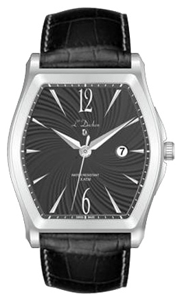 L Duchen D 301.11.21 - мужские наручные часы L Duchen D 301.11.21 - мужские наручные часыLDuchen<br><br><br>Бренд: L Duchen<br>Модель: L Duchen D301.11.21<br>Артикул: D 301.11.21<br>Вариант артикула: None<br>Коллекция: None<br>Подколлекция: None<br>Страна: Швейцария<br>Пол: мужские<br>Тип механизма: кварцевые<br>Механизм: None<br>Количество камней: None<br>Автоподзавод: None<br>Источник энергии: от батарейки<br>Срок службы элемента питания: None<br>Дисплей: стрелки<br>Цифры: арабские<br>Водозащита: WR 50<br>Противоударные: None<br>Материал корпуса: нерж. сталь<br>Материал браслета: кожа<br>Материал безеля: None<br>Стекло: сапфировое<br>Антибликовое покрытие: None<br>Цвет корпуса: None<br>Цвет браслета: None<br>Цвет циферблата: None<br>Цвет безеля: None<br>Размеры: None<br>Диаметр: None<br>Диаметр корпуса: None<br>Толщина: None<br>Ширина ремешка: None<br>Вес: None<br>Спорт-функции: None<br>Подсветка: None<br>Вставка: None<br>Отображение даты: число<br>Хронограф: None<br>Таймер: None<br>Термометр: None<br>Хронометр: None<br>GPS: None<br>Радиосинхронизация: None<br>Барометр: None<br>Скелетон: None<br>Дополнительная информация: None<br>Дополнительные функции: None