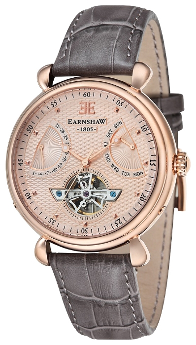 Thomas Earnshaw ES-8046-03 - мужские наручные часы из коллекции Grand Calendar Thomas Earnshaw ES-8046-03 - мужские наручные часы из коллекции Grand CalendarThomas Earnshaw<br><br><br>Бренд: Thomas Earnshaw<br>Модель: Thomas Earnshaw ES-8046-03<br>Артикул: ES-8046-03<br>Вариант артикула: None<br>Коллекция: Grand Calendar<br>Подколлекция: None<br>Страна: Великобритания<br>Пол: мужские<br>Тип механизма: механические<br>Механизм: None<br>Количество камней: None<br>Автоподзавод: None<br>Источник энергии: пружинный механизм<br>Срок службы элемента питания: None<br>Дисплей: стрелки<br>Цифры: отсутствуют<br>Водозащита: WR 50<br>Противоударные: None<br>Материал корпуса: нерж. сталь, полное покрытие корпуса<br>Материал браслета: кожа<br>Материал безеля: None<br>Стекло: минеральное<br>Антибликовое покрытие: None<br>Цвет корпуса: None<br>Цвет браслета: None<br>Цвет циферблата: None<br>Цвет безеля: None<br>Размеры: 41 мм<br>Диаметр: None<br>Диаметр корпуса: None<br>Толщина: None<br>Ширина ремешка: None<br>Вес: None<br>Спорт-функции: None<br>Подсветка: None<br>Вставка: None<br>Отображение даты: число, день недели<br>Хронограф: None<br>Таймер: None<br>Термометр: None<br>Хронометр: None<br>GPS: None<br>Радиосинхронизация: None<br>Барометр: None<br>Скелетон: да<br>Дополнительная информация: None<br>Дополнительные функции: None