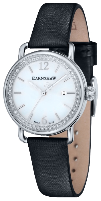 Thomas Earnshaw ES-0022-05 - женские наручные часы из коллекции Investigator Thomas Earnshaw ES-0022-05 - женские наручные часы из коллекции InvestigatorThomas Earnshaw<br><br><br>Бренд: Thomas Earnshaw<br>Модель: Thomas Earnshaw ES-0022-05<br>Артикул: ES-0022-05<br>Вариант артикула: None<br>Коллекция: Investigator<br>Подколлекция: None<br>Страна: Великобритания<br>Пол: женские<br>Тип механизма: кварцевые<br>Механизм: None<br>Количество камней: None<br>Автоподзавод: None<br>Источник энергии: от батарейки<br>Срок службы элемента питания: None<br>Дисплей: стрелки<br>Цифры: арабские<br>Водозащита: WR 50<br>Противоударные: None<br>Материал корпуса: нерж. сталь<br>Материал браслета: текстиль<br>Материал безеля: None<br>Стекло: минеральное<br>Антибликовое покрытие: None<br>Цвет корпуса: None<br>Цвет браслета: None<br>Цвет циферблата: None<br>Цвет безеля: None<br>Размеры: 34 мм<br>Диаметр: None<br>Диаметр корпуса: None<br>Толщина: None<br>Ширина ремешка: None<br>Вес: None<br>Спорт-функции: None<br>Подсветка: стрелок<br>Вставка: None<br>Отображение даты: число<br>Хронограф: None<br>Таймер: None<br>Термометр: None<br>Хронометр: None<br>GPS: None<br>Радиосинхронизация: None<br>Барометр: None<br>Скелетон: None<br>Дополнительная информация: None<br>Дополнительные функции: None