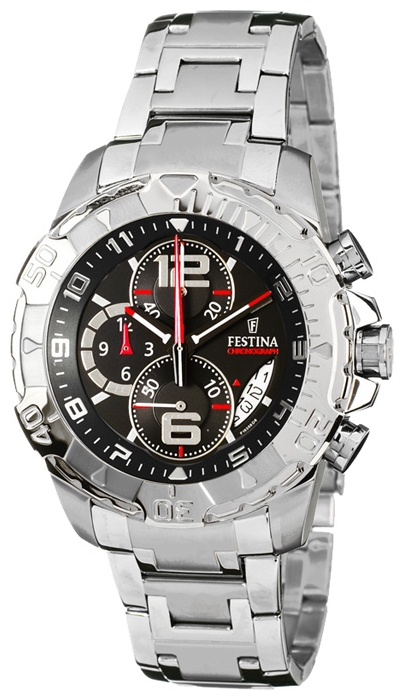 Festina F16358.6 - мужские наручные часы из коллекции Chronograph Festina F16358.6 - мужские наручные часы из коллекции ChronographFestina<br><br><br>Бренд: Festina<br>Модель: Festina F16358/6<br>Артикул: F16358.6<br>Вариант артикула: None<br>Коллекция: Chronograph<br>Подколлекция: None<br>Страна: Испания<br>Пол: мужские<br>Тип механизма: кварцевые<br>Механизм: None<br>Количество камней: None<br>Автоподзавод: None<br>Источник энергии: от батарейки<br>Срок службы элемента питания: None<br>Дисплей: стрелки<br>Цифры: арабские<br>Водозащита: WR 100<br>Противоударные: None<br>Материал корпуса: нерж. сталь<br>Материал браслета: не указан<br>Материал безеля: None<br>Стекло: минеральное<br>Антибликовое покрытие: None<br>Цвет корпуса: None<br>Цвет браслета: None<br>Цвет циферблата: None<br>Цвет безеля: None<br>Размеры: 43x43x13.5 мм<br>Диаметр: None<br>Диаметр корпуса: None<br>Толщина: None<br>Ширина ремешка: None<br>Вес: None<br>Спорт-функции: None<br>Подсветка: стрелок<br>Вставка: None<br>Отображение даты: число<br>Хронограф: есть<br>Таймер: None<br>Термометр: None<br>Хронометр: None<br>GPS: None<br>Радиосинхронизация: None<br>Барометр: None<br>Скелетон: None<br>Дополнительная информация: None<br>Дополнительные функции: None