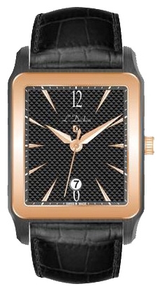 L Duchen D 571.91.21 - мужские наручные часы L Duchen D 571.91.21 - мужские наручные часыLDuchen<br><br><br>Бренд: L Duchen<br>Модель: L Duchen D571.91.21<br>Артикул: D 571.91.21<br>Вариант артикула: None<br>Коллекция: None<br>Подколлекция: None<br>Страна: Швейцария<br>Пол: мужские<br>Тип механизма: кварцевые<br>Механизм: None<br>Количество камней: None<br>Автоподзавод: None<br>Источник энергии: от батарейки<br>Срок службы элемента питания: None<br>Дисплей: стрелки<br>Цифры: арабские<br>Водозащита: WR 50<br>Противоударные: None<br>Материал корпуса: нерж. сталь, PVD покрытие (полное)<br>Материал браслета: кожа<br>Материал безеля: None<br>Стекло: сапфировое<br>Антибликовое покрытие: None<br>Цвет корпуса: None<br>Цвет браслета: None<br>Цвет циферблата: None<br>Цвет безеля: None<br>Размеры: None<br>Диаметр: None<br>Диаметр корпуса: None<br>Толщина: None<br>Ширина ремешка: None<br>Вес: None<br>Спорт-функции: None<br>Подсветка: None<br>Вставка: None<br>Отображение даты: число<br>Хронограф: None<br>Таймер: None<br>Термометр: None<br>Хронометр: None<br>GPS: None<br>Радиосинхронизация: None<br>Барометр: None<br>Скелетон: None<br>Дополнительная информация: None<br>Дополнительные функции: None