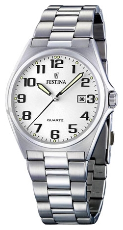 Festina F16374.9 - мужские наручные часы из коллекции Classic Festina F16374.9 - мужские наручные часы из коллекции ClassicFestina<br><br><br>Бренд: Festina<br>Модель: Festina F16374/9<br>Артикул: F16374.9<br>Вариант артикула: None<br>Коллекция: Classic<br>Подколлекция: None<br>Страна: Испания<br>Пол: мужские<br>Тип механизма: кварцевые<br>Механизм: None<br>Количество камней: None<br>Автоподзавод: None<br>Источник энергии: от батарейки<br>Срок службы элемента питания: None<br>Дисплей: стрелки<br>Цифры: арабские<br>Водозащита: WR 50<br>Противоударные: None<br>Материал корпуса: нерж. сталь<br>Материал браслета: не указан<br>Материал безеля: None<br>Стекло: минеральное<br>Антибликовое покрытие: None<br>Цвет корпуса: None<br>Цвет браслета: None<br>Цвет циферблата: None<br>Цвет безеля: None<br>Размеры: None<br>Диаметр: None<br>Диаметр корпуса: None<br>Толщина: None<br>Ширина ремешка: None<br>Вес: None<br>Спорт-функции: None<br>Подсветка: стрелок<br>Вставка: None<br>Отображение даты: число<br>Хронограф: None<br>Таймер: None<br>Термометр: None<br>Хронометр: None<br>GPS: None<br>Радиосинхронизация: None<br>Барометр: None<br>Скелетон: None<br>Дополнительная информация: None<br>Дополнительные функции: None