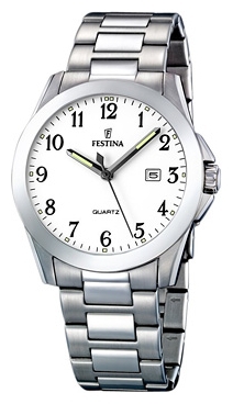 Festina F16376.1 - мужские наручные часы из коллекции Classic Festina F16376.1 - мужские наручные часы из коллекции ClassicFestina<br><br><br>Бренд: Festina<br>Модель: Festina F16376/1<br>Артикул: F16376.1<br>Вариант артикула: None<br>Коллекция: Classic<br>Подколлекция: None<br>Страна: Испания<br>Пол: мужские<br>Тип механизма: кварцевые<br>Механизм: None<br>Количество камней: None<br>Автоподзавод: None<br>Источник энергии: от батарейки<br>Срок службы элемента питания: None<br>Дисплей: стрелки<br>Цифры: арабские<br>Водозащита: WR 50<br>Противоударные: None<br>Материал корпуса: нерж. сталь<br>Материал браслета: не указан<br>Материал безеля: None<br>Стекло: минеральное<br>Антибликовое покрытие: None<br>Цвет корпуса: None<br>Цвет браслета: None<br>Цвет циферблата: None<br>Цвет безеля: None<br>Размеры: 40x40 мм<br>Диаметр: None<br>Диаметр корпуса: None<br>Толщина: None<br>Ширина ремешка: None<br>Вес: None<br>Спорт-функции: None<br>Подсветка: стрелок<br>Вставка: None<br>Отображение даты: число<br>Хронограф: None<br>Таймер: None<br>Термометр: None<br>Хронометр: None<br>GPS: None<br>Радиосинхронизация: None<br>Барометр: None<br>Скелетон: None<br>Дополнительная информация: None<br>Дополнительные функции: None