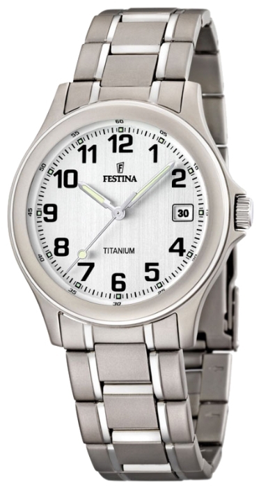 Festina F16459.1 - женские наручные часы из коллекции Calendario Titanium Festina F16459.1 - женские наручные часы из коллекции Calendario TitaniumFestina<br><br><br>Бренд: Festina<br>Модель: Festina F16459/1<br>Артикул: F16459.1<br>Вариант артикула: None<br>Коллекция: Calendario Titanium<br>Подколлекция: None<br>Страна: Испания<br>Пол: женские<br>Тип механизма: кварцевые<br>Механизм: M1N12<br>Количество камней: None<br>Автоподзавод: None<br>Источник энергии: от батарейки<br>Срок службы элемента питания: None<br>Дисплей: стрелки<br>Цифры: арабские<br>Водозащита: WR 30<br>Противоударные: None<br>Материал корпуса: титан<br>Материал браслета: титан<br>Материал безеля: None<br>Стекло: минеральное<br>Антибликовое покрытие: None<br>Цвет корпуса: None<br>Цвет браслета: None<br>Цвет циферблата: None<br>Цвет безеля: None<br>Размеры: 31 мм<br>Диаметр: None<br>Диаметр корпуса: None<br>Толщина: None<br>Ширина ремешка: None<br>Вес: None<br>Спорт-функции: None<br>Подсветка: стрелок<br>Вставка: None<br>Отображение даты: число<br>Хронограф: None<br>Таймер: None<br>Термометр: None<br>Хронометр: None<br>GPS: None<br>Радиосинхронизация: None<br>Барометр: None<br>Скелетон: None<br>Дополнительная информация: None<br>Дополнительные функции: None
