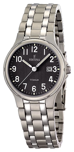 Festina F16461.3 - женские наручные часы из коллекции Calendario Titanium Festina F16461.3 - женские наручные часы из коллекции Calendario TitaniumFestina<br><br><br>Бренд: Festina<br>Модель: Festina F16461/3<br>Артикул: F16461.3<br>Вариант артикула: None<br>Коллекция: Calendario Titanium<br>Подколлекция: None<br>Страна: Испания<br>Пол: женские<br>Тип механизма: кварцевые<br>Механизм: M1L12<br>Количество камней: None<br>Автоподзавод: None<br>Источник энергии: от батарейки<br>Срок службы элемента питания: None<br>Дисплей: стрелки<br>Цифры: арабские<br>Водозащита: WR 30<br>Противоударные: None<br>Материал корпуса: титан<br>Материал браслета: титан<br>Материал безеля: None<br>Стекло: минеральное<br>Антибликовое покрытие: None<br>Цвет корпуса: None<br>Цвет браслета: None<br>Цвет циферблата: None<br>Цвет безеля: None<br>Размеры: 31 мм<br>Диаметр: None<br>Диаметр корпуса: None<br>Толщина: None<br>Ширина ремешка: None<br>Вес: None<br>Спорт-функции: None<br>Подсветка: стрелок<br>Вставка: None<br>Отображение даты: число<br>Хронограф: None<br>Таймер: None<br>Термометр: None<br>Хронометр: None<br>GPS: None<br>Радиосинхронизация: None<br>Барометр: None<br>Скелетон: None<br>Дополнительная информация: None<br>Дополнительные функции: None