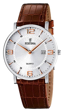 Festina F16476.4 - мужские наручные часы из коллекции Classic Festina F16476.4 - мужские наручные часы из коллекции ClassicFestina<br><br><br>Бренд: Festina<br>Модель: Festina F16476/4<br>Артикул: F16476.4<br>Вариант артикула: None<br>Коллекция: Classic<br>Подколлекция: None<br>Страна: Испания<br>Пол: мужские<br>Тип механизма: кварцевые<br>Механизм: None<br>Количество камней: None<br>Автоподзавод: None<br>Источник энергии: от батарейки<br>Срок службы элемента питания: None<br>Дисплей: стрелки<br>Цифры: арабские<br>Водозащита: WR 30<br>Противоударные: None<br>Материал корпуса: нерж. сталь<br>Материал браслета: кожа<br>Материал безеля: None<br>Стекло: минеральное<br>Антибликовое покрытие: None<br>Цвет корпуса: None<br>Цвет браслета: None<br>Цвет циферблата: None<br>Цвет безеля: None<br>Размеры: None<br>Диаметр: None<br>Диаметр корпуса: None<br>Толщина: None<br>Ширина ремешка: None<br>Вес: None<br>Спорт-функции: None<br>Подсветка: None<br>Вставка: None<br>Отображение даты: число<br>Хронограф: None<br>Таймер: None<br>Термометр: None<br>Хронометр: None<br>GPS: None<br>Радиосинхронизация: None<br>Барометр: None<br>Скелетон: None<br>Дополнительная информация: None<br>Дополнительные функции: None