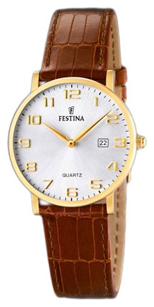 Festina F16479.2 - мужские наручные часы из коллекции Classic Festina F16479.2 - мужские наручные часы из коллекции ClassicFestina<br><br><br>Бренд: Festina<br>Модель: Festina F16479/2<br>Артикул: F16479.2<br>Вариант артикула: None<br>Коллекция: Classic<br>Подколлекция: None<br>Страна: Испания<br>Пол: мужские<br>Тип механизма: кварцевые<br>Механизм: None<br>Количество камней: None<br>Автоподзавод: None<br>Источник энергии: от батарейки<br>Срок службы элемента питания: None<br>Дисплей: стрелки<br>Цифры: арабские<br>Водозащита: WR 30<br>Противоударные: None<br>Материал корпуса: нерж. сталь, покрытие: позолота<br>Материал браслета: кожа<br>Материал безеля: None<br>Стекло: минеральное<br>Антибликовое покрытие: None<br>Цвет корпуса: None<br>Цвет браслета: None<br>Цвет циферблата: None<br>Цвет безеля: None<br>Размеры: None<br>Диаметр: None<br>Диаметр корпуса: None<br>Толщина: None<br>Ширина ремешка: None<br>Вес: None<br>Спорт-функции: None<br>Подсветка: None<br>Вставка: None<br>Отображение даты: число<br>Хронограф: None<br>Таймер: None<br>Термометр: None<br>Хронометр: None<br>GPS: None<br>Радиосинхронизация: None<br>Барометр: None<br>Скелетон: None<br>Дополнительная информация: None<br>Дополнительные функции: None