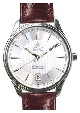 Atlantic 53751.41.21 - мужские наручные часы из коллекции Worldmaster Atlantic 53751.41.21 - мужские наручные часы из коллекции WorldmasterAtlantic<br><br><br>Бренд: Atlantic<br>Модель: Atlantic 53751.41.21<br>Артикул: 53751.41.21<br>Вариант артикула: None<br>Коллекция: Worldmaster<br>Подколлекция: None<br>Страна: Швейцария<br>Пол: мужские<br>Тип механизма: механические<br>Механизм: 2824-2<br>Количество камней: None<br>Автоподзавод: есть<br>Источник энергии: пружинный механизм<br>Срок службы элемента питания: None<br>Дисплей: стрелки<br>Цифры: отсутствуют<br>Водозащита: WR 50<br>Противоударные: None<br>Материал корпуса: нерж. сталь<br>Материал браслета: кожа<br>Материал безеля: None<br>Стекло: сапфировое<br>Антибликовое покрытие: None<br>Цвет корпуса: None<br>Цвет браслета: None<br>Цвет циферблата: None<br>Цвет безеля: None<br>Размеры: 42x42 мм<br>Диаметр: None<br>Диаметр корпуса: None<br>Толщина: None<br>Ширина ремешка: None<br>Вес: None<br>Спорт-функции: None<br>Подсветка: стрелок<br>Вставка: None<br>Отображение даты: число<br>Хронограф: None<br>Таймер: None<br>Термометр: None<br>Хронометр: None<br>GPS: None<br>Радиосинхронизация: None<br>Барометр: None<br>Скелетон: None<br>Дополнительная информация: None<br>Дополнительные функции: None