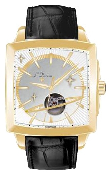 L Duchen D 444.21.33 - мужские наручные часы L Duchen D 444.21.33 - мужские наручные часыLDuchen<br><br><br>Бренд: L Duchen<br>Модель: L Duchen D444.21.33<br>Артикул: D 444.21.33<br>Вариант артикула: None<br>Коллекция: None<br>Подколлекция: None<br>Страна: Швейцария<br>Пол: мужские<br>Тип механизма: механические<br>Механизм: None<br>Количество камней: None<br>Автоподзавод: есть<br>Источник энергии: пружинный механизм<br>Срок службы элемента питания: None<br>Дисплей: стрелки<br>Цифры: отсутствуют<br>Водозащита: WR 50<br>Противоударные: None<br>Материал корпуса: нерж. сталь, PVD покрытие: позолота (полное)<br>Материал браслета: кожа<br>Материал безеля: None<br>Стекло: сапфировое<br>Антибликовое покрытие: None<br>Цвет корпуса: None<br>Цвет браслета: None<br>Цвет циферблата: None<br>Цвет безеля: None<br>Размеры: None<br>Диаметр: None<br>Диаметр корпуса: None<br>Толщина: None<br>Ширина ремешка: None<br>Вес: None<br>Спорт-функции: None<br>Подсветка: None<br>Вставка: None<br>Отображение даты: None<br>Хронограф: None<br>Таймер: None<br>Термометр: None<br>Хронометр: None<br>GPS: None<br>Радиосинхронизация: None<br>Барометр: None<br>Скелетон: да<br>Дополнительная информация: открытый баланс<br>Дополнительные функции: None