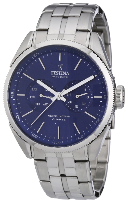 Festina F16630.4 - мужские наручные часы из коллекции Multifunction Festina F16630.4 - мужские наручные часы из коллекции MultifunctionFestina<br><br><br>Бренд: Festina<br>Модель: Festina F16630/4<br>Артикул: F16630.4<br>Вариант артикула: None<br>Коллекция: Multifunction<br>Подколлекция: None<br>Страна: Испания<br>Пол: мужские<br>Тип механизма: кварцевые<br>Механизм: M6P25<br>Количество камней: None<br>Автоподзавод: None<br>Источник энергии: от батарейки<br>Срок службы элемента питания: None<br>Дисплей: стрелки<br>Цифры: отсутствуют<br>Водозащита: WR 50<br>Противоударные: None<br>Материал корпуса: нерж. сталь<br>Материал браслета: нерж. сталь<br>Материал безеля: None<br>Стекло: минеральное<br>Антибликовое покрытие: None<br>Цвет корпуса: None<br>Цвет браслета: None<br>Цвет циферблата: None<br>Цвет безеля: None<br>Размеры: 43x12 мм<br>Диаметр: None<br>Диаметр корпуса: None<br>Толщина: None<br>Ширина ремешка: None<br>Вес: None<br>Спорт-функции: None<br>Подсветка: стрелок<br>Вставка: None<br>Отображение даты: число, день недели<br>Хронограф: None<br>Таймер: None<br>Термометр: None<br>Хронометр: None<br>GPS: None<br>Радиосинхронизация: None<br>Барометр: None<br>Скелетон: None<br>Дополнительная информация: None<br>Дополнительные функции: None