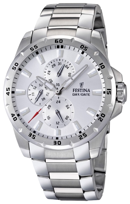 Festina F16662.1 - мужские наручные часы из коллекции Multifunction Festina F16662.1 - мужские наручные часы из коллекции MultifunctionFestina<br><br><br>Бренд: Festina<br>Модель: Festina F16662/1<br>Артикул: F16662.1<br>Вариант артикула: None<br>Коллекция: Multifunction<br>Подколлекция: None<br>Страна: Испания<br>Пол: мужские<br>Тип механизма: кварцевые<br>Механизм: M6P27<br>Количество камней: None<br>Автоподзавод: None<br>Источник энергии: от батарейки<br>Срок службы элемента питания: None<br>Дисплей: стрелки<br>Цифры: отсутствуют<br>Водозащита: WR 100<br>Противоударные: None<br>Материал корпуса: нерж. сталь<br>Материал браслета: нерж. сталь<br>Материал безеля: None<br>Стекло: минеральное<br>Антибликовое покрытие: None<br>Цвет корпуса: None<br>Цвет браслета: None<br>Цвет циферблата: None<br>Цвет безеля: None<br>Размеры: 45x12 мм<br>Диаметр: None<br>Диаметр корпуса: None<br>Толщина: None<br>Ширина ремешка: None<br>Вес: 177 г<br>Спорт-функции: None<br>Подсветка: стрелок<br>Вставка: None<br>Отображение даты: число, день недели<br>Хронограф: None<br>Таймер: None<br>Термометр: None<br>Хронометр: None<br>GPS: None<br>Радиосинхронизация: None<br>Барометр: None<br>Скелетон: None<br>Дополнительная информация: None<br>Дополнительные функции: None