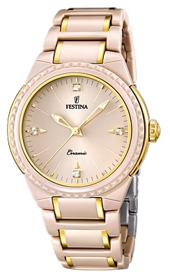 Festina F16698.3 - женские наручные часы из коллекции Ceramic Festina F16698.3 - женские наручные часы из коллекции CeramicFestina<br><br><br>Бренд: Festina<br>Модель: Festina F16698/3<br>Артикул: F16698.3<br>Вариант артикула: None<br>Коллекция: Ceramic<br>Подколлекция: None<br>Страна: Испания<br>Пол: женские<br>Тип механизма: кварцевые<br>Механизм: M2035<br>Количество камней: None<br>Автоподзавод: None<br>Источник энергии: от батарейки<br>Срок службы элемента питания: None<br>Дисплей: стрелки<br>Цифры: отсутствуют<br>Водозащита: WR 50<br>Противоударные: None<br>Материал корпуса: нерж. сталь + керамика, PVD покрытие (частичное)<br>Материал браслета: нерж. сталь + керамика, PVD покрытие (частичное)<br>Материал безеля: None<br>Стекло: минеральное<br>Антибликовое покрытие: None<br>Цвет корпуса: None<br>Цвет браслета: None<br>Цвет циферблата: None<br>Цвет безеля: None<br>Размеры: 38 мм<br>Диаметр: None<br>Диаметр корпуса: None<br>Толщина: None<br>Ширина ремешка: None<br>Вес: None<br>Спорт-функции: None<br>Подсветка: стрелок<br>Вставка: None<br>Отображение даты: None<br>Хронограф: None<br>Таймер: None<br>Термометр: None<br>Хронометр: None<br>GPS: None<br>Радиосинхронизация: None<br>Барометр: None<br>Скелетон: None<br>Дополнительная информация: None<br>Дополнительные функции: None