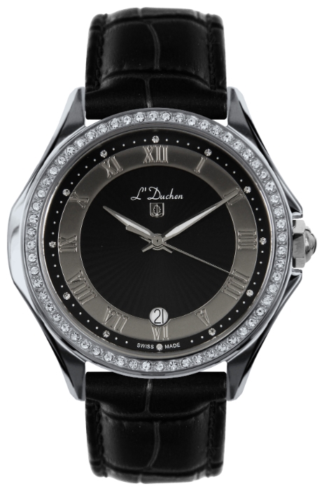 L Duchen D 291.11.31 - женские наручные часы L Duchen D 291.11.31 - женские наручные часыLDuchen<br><br><br>Бренд: L Duchen<br>Модель: L Duchen D291.11.31<br>Артикул: D 291.11.31<br>Вариант артикула: None<br>Коллекция: None<br>Подколлекция: None<br>Страна: Швейцария<br>Пол: женские<br>Тип механизма: кварцевые<br>Механизм: None<br>Количество камней: None<br>Автоподзавод: None<br>Источник энергии: от батарейки<br>Срок службы элемента питания: None<br>Дисплей: стрелки<br>Цифры: римские<br>Водозащита: WR 50<br>Противоударные: None<br>Материал корпуса: нерж. сталь<br>Материал браслета: кожа<br>Материал безеля: None<br>Стекло: сапфировое<br>Антибликовое покрытие: None<br>Цвет корпуса: None<br>Цвет браслета: None<br>Цвет циферблата: None<br>Цвет безеля: None<br>Размеры: None<br>Диаметр: None<br>Диаметр корпуса: None<br>Толщина: None<br>Ширина ремешка: None<br>Вес: None<br>Спорт-функции: None<br>Подсветка: стрелок<br>Вставка: None<br>Отображение даты: число<br>Хронограф: None<br>Таймер: None<br>Термометр: None<br>Хронометр: None<br>GPS: None<br>Радиосинхронизация: None<br>Барометр: None<br>Скелетон: None<br>Дополнительная информация: None<br>Дополнительные функции: None
