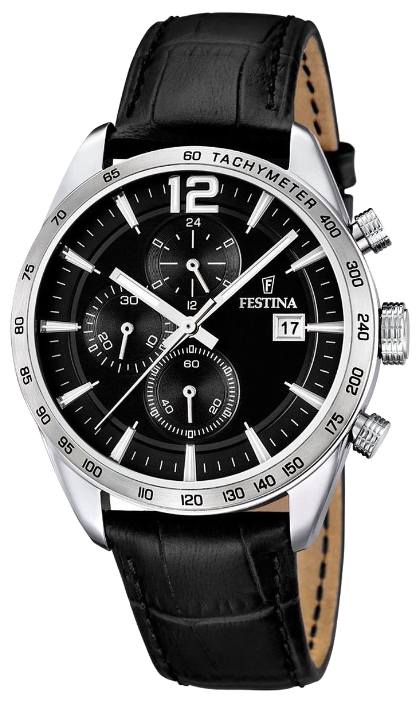 Festina F16760.4 - мужские наручные часы из коллекции Chronograph Festina F16760.4 - мужские наручные часы из коллекции ChronographFestina<br><br><br>Бренд: Festina<br>Модель: Festina F16760/4<br>Артикул: F16760.4<br>Вариант артикула: None<br>Коллекция: Chronograph<br>Подколлекция: None<br>Страна: Испания<br>Пол: мужские<br>Тип механизма: кварцевые<br>Механизм: MJS15<br>Количество камней: None<br>Автоподзавод: None<br>Источник энергии: от батарейки<br>Срок службы элемента питания: None<br>Дисплей: стрелки<br>Цифры: арабские<br>Водозащита: WR 50<br>Противоударные: None<br>Материал корпуса: нерж. сталь<br>Материал браслета: кожа<br>Материал безеля: None<br>Стекло: минеральное<br>Антибликовое покрытие: None<br>Цвет корпуса: None<br>Цвет браслета: None<br>Цвет циферблата: None<br>Цвет безеля: None<br>Размеры: 44x12 мм<br>Диаметр: None<br>Диаметр корпуса: None<br>Толщина: None<br>Ширина ремешка: None<br>Вес: None<br>Спорт-функции: секундомер<br>Подсветка: стрелок<br>Вставка: None<br>Отображение даты: число<br>Хронограф: есть<br>Таймер: None<br>Термометр: None<br>Хронометр: None<br>GPS: None<br>Радиосинхронизация: None<br>Барометр: None<br>Скелетон: None<br>Дополнительная информация: None<br>Дополнительные функции: None
