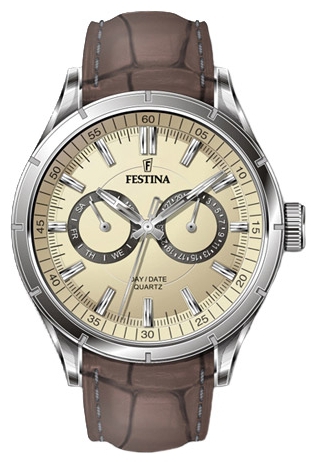 Festina F16781.2 - мужские наручные часы из коллекции Retro Festina F16781.2 - мужские наручные часы из коллекции RetroFestina<br><br><br>Бренд: Festina<br>Модель: Festina F16781/2<br>Артикул: F16781.2<br>Вариант артикула: None<br>Коллекция: Retro<br>Подколлекция: None<br>Страна: Испания<br>Пол: мужские<br>Тип механизма: кварцевые<br>Механизм: M6P25<br>Количество камней: None<br>Автоподзавод: None<br>Источник энергии: от батарейки<br>Срок службы элемента питания: None<br>Дисплей: стрелки<br>Цифры: отсутствуют<br>Водозащита: WR 50<br>Противоударные: None<br>Материал корпуса: нерж. сталь<br>Материал браслета: кожа (не указан)<br>Материал безеля: None<br>Стекло: минеральное<br>Антибликовое покрытие: None<br>Цвет корпуса: None<br>Цвет браслета: None<br>Цвет циферблата: None<br>Цвет безеля: None<br>Размеры: 43.5x12 мм<br>Диаметр: None<br>Диаметр корпуса: None<br>Толщина: None<br>Ширина ремешка: None<br>Вес: None<br>Спорт-функции: None<br>Подсветка: стрелок<br>Вставка: None<br>Отображение даты: число, день недели<br>Хронограф: None<br>Таймер: None<br>Термометр: None<br>Хронометр: None<br>GPS: None<br>Радиосинхронизация: None<br>Барометр: None<br>Скелетон: None<br>Дополнительная информация: None<br>Дополнительные функции: None