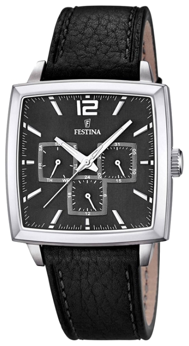 Festina F16784.3 - мужские наручные часы из коллекции Multifunction Festina F16784.3 - мужские наручные часы из коллекции MultifunctionFestina<br><br><br>Бренд: Festina<br>Модель: Festina F16784/3<br>Артикул: F16784.3<br>Вариант артикула: None<br>Коллекция: Multifunction<br>Подколлекция: None<br>Страна: Испания<br>Пол: мужские<br>Тип механизма: кварцевые<br>Механизм: M6P29<br>Количество камней: None<br>Автоподзавод: None<br>Источник энергии: от батарейки<br>Срок службы элемента питания: None<br>Дисплей: стрелки<br>Цифры: арабские<br>Водозащита: WR 50<br>Противоударные: None<br>Материал корпуса: нерж. сталь<br>Материал браслета: кожа<br>Материал безеля: None<br>Стекло: минеральное<br>Антибликовое покрытие: None<br>Цвет корпуса: None<br>Цвет браслета: None<br>Цвет циферблата: None<br>Цвет безеля: None<br>Размеры: 42.2 мм<br>Диаметр: None<br>Диаметр корпуса: None<br>Толщина: None<br>Ширина ремешка: None<br>Вес: None<br>Спорт-функции: None<br>Подсветка: стрелок<br>Вставка: None<br>Отображение даты: число, день недели<br>Хронограф: None<br>Таймер: None<br>Термометр: None<br>Хронометр: None<br>GPS: None<br>Радиосинхронизация: None<br>Барометр: None<br>Скелетон: None<br>Дополнительная информация: None<br>Дополнительные функции: None