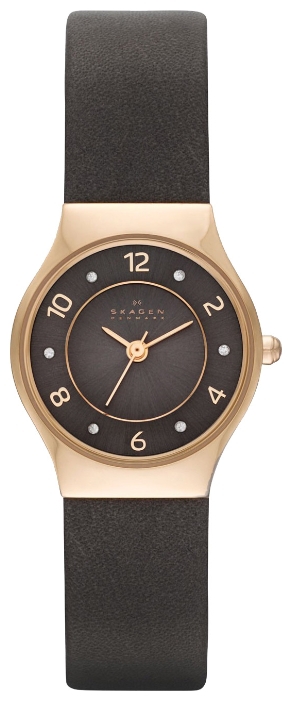 Skagen SKW2208 - женские наручные часы из коллекции Leather Skagen SKW2208 - женские наручные часы из коллекции LeatherSkagen<br><br><br>Бренд: Skagen<br>Модель: Skagen SKW2208<br>Артикул: SKW2208<br>Вариант артикула: None<br>Коллекция: Leather<br>Подколлекция: None<br>Страна: Дания<br>Пол: женские<br>Тип механизма: кварцевые<br>Механизм: None<br>Количество камней: None<br>Автоподзавод: None<br>Источник энергии: от батарейки<br>Срок службы элемента питания: None<br>Дисплей: стрелки<br>Цифры: арабские<br>Водозащита: WR 30<br>Противоударные: None<br>Материал корпуса: нерж. сталь, PVD покрытие: позолота (полное)<br>Материал браслета: кожа (не указан)<br>Материал безеля: None<br>Стекло: минеральное<br>Антибликовое покрытие: None<br>Цвет корпуса: None<br>Цвет браслета: None<br>Цвет циферблата: None<br>Цвет безеля: None<br>Размеры: None<br>Диаметр: None<br>Диаметр корпуса: None<br>Толщина: None<br>Ширина ремешка: None<br>Вес: None<br>Спорт-функции: None<br>Подсветка: None<br>Вставка: кристаллы Swarovski<br>Отображение даты: None<br>Хронограф: None<br>Таймер: None<br>Термометр: None<br>Хронометр: None<br>GPS: None<br>Радиосинхронизация: None<br>Барометр: None<br>Скелетон: None<br>Дополнительная информация: None<br>Дополнительные функции: None
