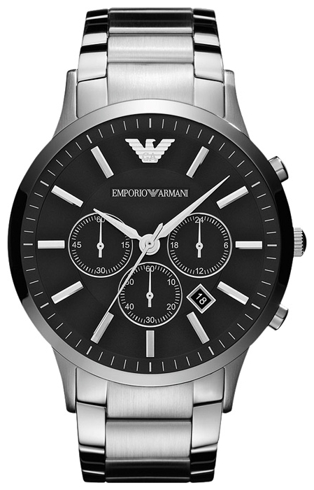 Emporio Armani AR2460 - мужские наручные часы из коллекции Sportivo Emporio Armani AR2460 - мужские наручные часы из коллекции SportivoEmporio Armani<br><br><br>Бренд: Emporio Armani<br>Модель: Emporio Armani AR2460<br>Артикул: AR2460<br>Вариант артикула: None<br>Коллекция: Sportivo<br>Подколлекция: None<br>Страна: Италия<br>Пол: мужские<br>Тип механизма: кварцевые<br>Механизм: None<br>Количество камней: None<br>Автоподзавод: None<br>Источник энергии: от батарейки<br>Срок службы элемента питания: None<br>Дисплей: стрелки<br>Цифры: отсутствуют<br>Водозащита: WR 50<br>Противоударные: None<br>Материал корпуса: нерж. сталь<br>Материал браслета: нерж. сталь<br>Материал безеля: None<br>Стекло: минеральное<br>Антибликовое покрытие: None<br>Цвет корпуса: None<br>Цвет браслета: None<br>Цвет циферблата: None<br>Цвет безеля: None<br>Размеры: 46x12 мм<br>Диаметр: None<br>Диаметр корпуса: None<br>Толщина: None<br>Ширина ремешка: None<br>Вес: None<br>Спорт-функции: секундомер<br>Подсветка: None<br>Вставка: None<br>Отображение даты: число<br>Хронограф: есть<br>Таймер: None<br>Термометр: None<br>Хронометр: None<br>GPS: None<br>Радиосинхронизация: None<br>Барометр: None<br>Скелетон: None<br>Дополнительная информация: None<br>Дополнительные функции: второй часовой пояс