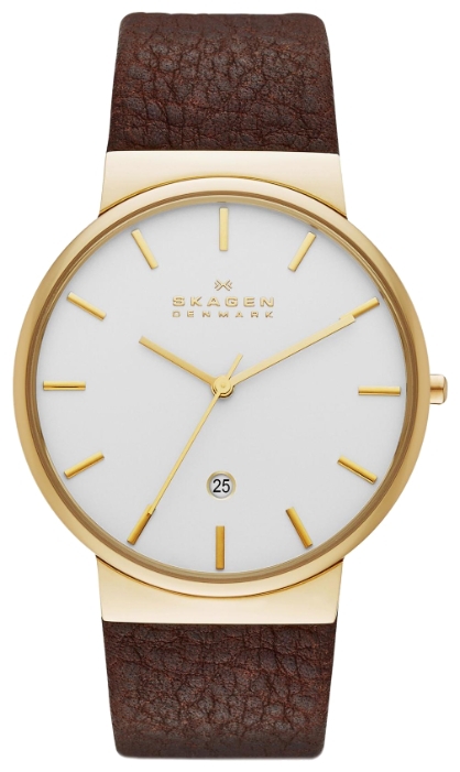 Skagen SKW6142 - мужские наручные часы из коллекции Leather Skagen SKW6142 - мужские наручные часы из коллекции LeatherSkagen<br><br><br>Бренд: Skagen<br>Модель: Skagen SKW6142<br>Артикул: SKW6142<br>Вариант артикула: None<br>Коллекция: Leather<br>Подколлекция: None<br>Страна: Дания<br>Пол: мужские<br>Тип механизма: кварцевые<br>Механизм: None<br>Количество камней: None<br>Автоподзавод: None<br>Источник энергии: от батарейки<br>Срок службы элемента питания: None<br>Дисплей: стрелки<br>Цифры: отсутствуют<br>Водозащита: WR 30<br>Противоударные: None<br>Материал корпуса: нерж. сталь, IP покрытие (полное)<br>Материал браслета: кожа<br>Материал безеля: None<br>Стекло: минеральное<br>Антибликовое покрытие: None<br>Цвет корпуса: None<br>Цвет браслета: None<br>Цвет циферблата: None<br>Цвет безеля: None<br>Размеры: 40x8 мм<br>Диаметр: None<br>Диаметр корпуса: None<br>Толщина: None<br>Ширина ремешка: None<br>Вес: None<br>Спорт-функции: None<br>Подсветка: None<br>Вставка: None<br>Отображение даты: число<br>Хронограф: None<br>Таймер: None<br>Термометр: None<br>Хронометр: None<br>GPS: None<br>Радиосинхронизация: None<br>Барометр: None<br>Скелетон: None<br>Дополнительная информация: None<br>Дополнительные функции: None
