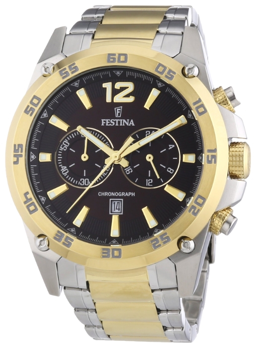 Festina F16681.3 - мужские наручные часы из коллекции Crono Acero Sin Alarma Festina F16681.3 - мужские наручные часы из коллекции Crono Acero Sin AlarmaFestina<br><br><br>Бренд: Festina<br>Модель: Festina F16681/3<br>Артикул: F16681.3<br>Вариант артикула: None<br>Коллекция: Crono Acero Sin Alarma<br>Подколлекция: None<br>Страна: Испания<br>Пол: мужские<br>Тип механизма: кварцевые<br>Механизм: M0S21<br>Количество камней: None<br>Автоподзавод: None<br>Источник энергии: от батарейки<br>Срок службы элемента питания: None<br>Дисплей: стрелки<br>Цифры: арабские<br>Водозащита: WR 100<br>Противоударные: None<br>Материал корпуса: нерж. сталь, PVD покрытие (частичное)<br>Материал браслета: нерж. сталь, PVD покрытие (частичное)<br>Материал безеля: None<br>Стекло: минеральное<br>Антибликовое покрытие: None<br>Цвет корпуса: None<br>Цвет браслета: None<br>Цвет циферблата: None<br>Цвет безеля: None<br>Размеры: 47 мм<br>Диаметр: None<br>Диаметр корпуса: None<br>Толщина: None<br>Ширина ремешка: None<br>Вес: None<br>Спорт-функции: секундомер<br>Подсветка: стрелок<br>Вставка: None<br>Отображение даты: число<br>Хронограф: есть<br>Таймер: None<br>Термометр: None<br>Хронометр: None<br>GPS: None<br>Радиосинхронизация: None<br>Барометр: None<br>Скелетон: None<br>Дополнительная информация: None<br>Дополнительные функции: None