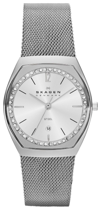 Skagen SKW2049 - женские наручные часы из коллекции Mesh Skagen SKW2049 - женские наручные часы из коллекции MeshSkagen<br><br><br>Бренд: Skagen<br>Модель: Skagen SKW2049<br>Артикул: SKW2049<br>Вариант артикула: None<br>Коллекция: Mesh<br>Подколлекция: None<br>Страна: Дания<br>Пол: женские<br>Тип механизма: кварцевые<br>Механизм: None<br>Количество камней: None<br>Автоподзавод: None<br>Источник энергии: от батарейки<br>Срок службы элемента питания: None<br>Дисплей: стрелки<br>Цифры: арабские<br>Водозащита: WR 30<br>Противоударные: None<br>Материал корпуса: нерж. сталь<br>Материал браслета: нерж. сталь<br>Материал безеля: None<br>Стекло: минеральное<br>Антибликовое покрытие: None<br>Цвет корпуса: None<br>Цвет браслета: None<br>Цвет циферблата: None<br>Цвет безеля: None<br>Размеры: 28x7.25 мм<br>Диаметр: None<br>Диаметр корпуса: None<br>Толщина: None<br>Ширина ремешка: None<br>Вес: None<br>Спорт-функции: None<br>Подсветка: None<br>Вставка: None<br>Отображение даты: число<br>Хронограф: None<br>Таймер: None<br>Термометр: None<br>Хронометр: None<br>GPS: None<br>Радиосинхронизация: None<br>Барометр: None<br>Скелетон: None<br>Дополнительная информация: None<br>Дополнительные функции: None