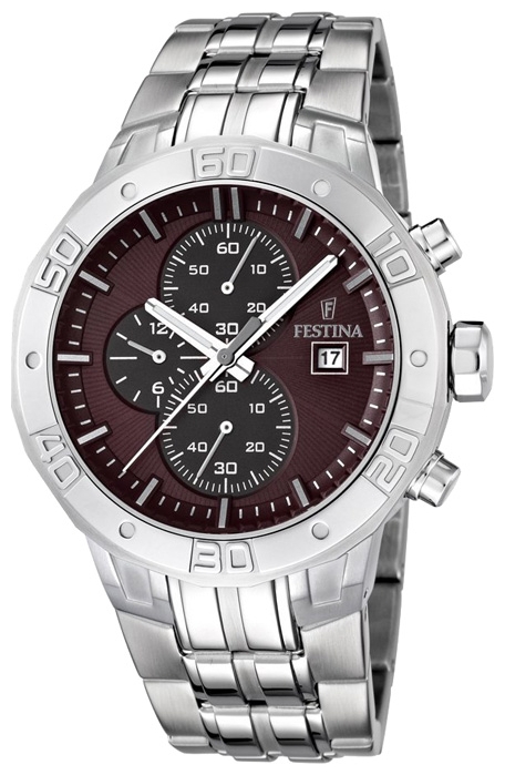 Festina F16666.2 - мужские наручные часы из коллекции Crono Acero Sin Alarma Festina F16666.2 - мужские наручные часы из коллекции Crono Acero Sin AlarmaFestina<br><br><br>Бренд: Festina<br>Модель: Festina F16666/2<br>Артикул: F16666.2<br>Вариант артикула: None<br>Коллекция: Crono Acero Sin Alarma<br>Подколлекция: None<br>Страна: Испания<br>Пол: мужские<br>Тип механизма: кварцевые<br>Механизм: None<br>Количество камней: None<br>Автоподзавод: None<br>Источник энергии: от батарейки<br>Срок службы элемента питания: None<br>Дисплей: стрелки<br>Цифры: отсутствуют<br>Водозащита: WR 100<br>Противоударные: None<br>Материал корпуса: нерж. сталь<br>Материал браслета: нерж. сталь<br>Материал безеля: None<br>Стекло: минеральное<br>Антибликовое покрытие: None<br>Цвет корпуса: None<br>Цвет браслета: None<br>Цвет циферблата: None<br>Цвет безеля: None<br>Размеры: 45x15 мм<br>Диаметр: None<br>Диаметр корпуса: None<br>Толщина: None<br>Ширина ремешка: None<br>Вес: None<br>Спорт-функции: секундомер<br>Подсветка: стрелок<br>Вставка: None<br>Отображение даты: число<br>Хронограф: есть<br>Таймер: None<br>Термометр: None<br>Хронометр: None<br>GPS: None<br>Радиосинхронизация: None<br>Барометр: None<br>Скелетон: None<br>Дополнительная информация: None<br>Дополнительные функции: None