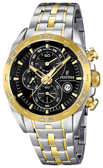 Festina F16655.5 - мужские наручные часы из коллекции Crono Acero Sin Alarma Festina F16655.5 - мужские наручные часы из коллекции Crono Acero Sin AlarmaFestina<br><br><br>Бренд: Festina<br>Модель: Festina F16655/5<br>Артикул: F16655.5<br>Вариант артикула: None<br>Коллекция: Crono Acero Sin Alarma<br>Подколлекция: None<br>Страна: Испания<br>Пол: мужские<br>Тип механизма: кварцевые<br>Механизм: Miyota<br>Количество камней: None<br>Автоподзавод: None<br>Источник энергии: от батарейки<br>Срок службы элемента питания: None<br>Дисплей: стрелки<br>Цифры: отсутствуют<br>Водозащита: WR 100<br>Противоударные: None<br>Материал корпуса: нерж. сталь, PVD покрытие: позолота (частичное)<br>Материал браслета: нерж. сталь, PVD покрытие (частичное): позолота<br>Материал безеля: None<br>Стекло: минеральное<br>Антибликовое покрытие: None<br>Цвет корпуса: None<br>Цвет браслета: None<br>Цвет циферблата: None<br>Цвет безеля: None<br>Размеры: 44.5x13 мм<br>Диаметр: None<br>Диаметр корпуса: None<br>Толщина: None<br>Ширина ремешка: None<br>Вес: None<br>Спорт-функции: секундомер<br>Подсветка: стрелок<br>Вставка: None<br>Отображение даты: число<br>Хронограф: есть<br>Таймер: None<br>Термометр: None<br>Хронометр: None<br>GPS: None<br>Радиосинхронизация: None<br>Барометр: None<br>Скелетон: None<br>Дополнительная информация: None<br>Дополнительные функции: None