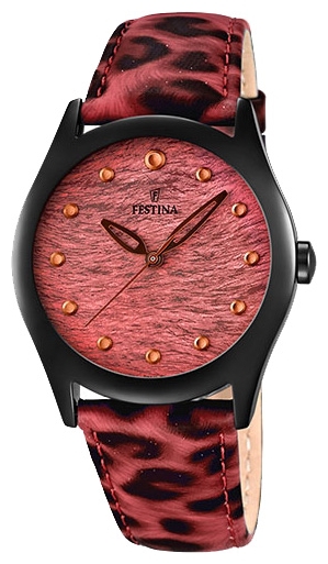 Festina F16649.2 - женские наручные часы из коллекции Lady Festina F16649.2 - женские наручные часы из коллекции LadyFestina<br><br><br>Бренд: Festina<br>Модель: Festina F16649/2<br>Артикул: F16649.2<br>Вариант артикула: None<br>Коллекция: Lady<br>Подколлекция: None<br>Страна: Испания<br>Пол: женские<br>Тип механизма: кварцевые<br>Механизм: Miyota<br>Количество камней: None<br>Автоподзавод: None<br>Источник энергии: от батарейки<br>Срок службы элемента питания: None<br>Дисплей: стрелки<br>Цифры: отсутствуют<br>Водозащита: WR 50<br>Противоударные: None<br>Материал корпуса: нерж. сталь, PVD покрытие (полное)<br>Материал браслета: кожа<br>Материал безеля: None<br>Стекло: минеральное<br>Антибликовое покрытие: None<br>Цвет корпуса: None<br>Цвет браслета: None<br>Цвет циферблата: None<br>Цвет безеля: None<br>Размеры: 36 мм<br>Диаметр: None<br>Диаметр корпуса: None<br>Толщина: None<br>Ширина ремешка: None<br>Вес: None<br>Спорт-функции: None<br>Подсветка: None<br>Вставка: None<br>Отображение даты: None<br>Хронограф: None<br>Таймер: None<br>Термометр: None<br>Хронометр: None<br>GPS: None<br>Радиосинхронизация: None<br>Барометр: None<br>Скелетон: None<br>Дополнительная информация: элемент питания SR626SW, срок службы батарейки 3 года<br>Дополнительные функции: None