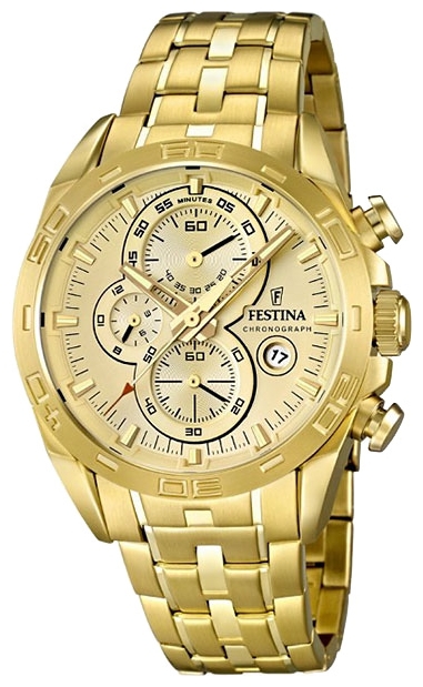 Festina F16656.2 - мужские наручные часы из коллекции Chronograph Festina F16656.2 - мужские наручные часы из коллекции ChronographFestina<br><br><br>Бренд: Festina<br>Модель: Festina F16656/2<br>Артикул: F16656.2<br>Вариант артикула: None<br>Коллекция: Chronograph<br>Подколлекция: None<br>Страна: Испания<br>Пол: мужские<br>Тип механизма: кварцевые<br>Механизм: Miyota<br>Количество камней: None<br>Автоподзавод: None<br>Источник энергии: от батарейки<br>Срок службы элемента питания: None<br>Дисплей: стрелки<br>Цифры: отсутствуют<br>Водозащита: WR 100<br>Противоударные: None<br>Материал корпуса: нерж. сталь, PVD покрытие: позолота (полное)<br>Материал браслета: нерж. сталь, PVD покрытие (полное): позолота<br>Материал безеля: None<br>Стекло: минеральное<br>Антибликовое покрытие: None<br>Цвет корпуса: None<br>Цвет браслета: None<br>Цвет циферблата: None<br>Цвет безеля: None<br>Размеры: 44.5x13 мм<br>Диаметр: None<br>Диаметр корпуса: None<br>Толщина: None<br>Ширина ремешка: None<br>Вес: None<br>Спорт-функции: секундомер<br>Подсветка: стрелок<br>Вставка: None<br>Отображение даты: число<br>Хронограф: есть<br>Таймер: None<br>Термометр: None<br>Хронометр: None<br>GPS: None<br>Радиосинхронизация: None<br>Барометр: None<br>Скелетон: None<br>Дополнительная информация: None<br>Дополнительные функции: None