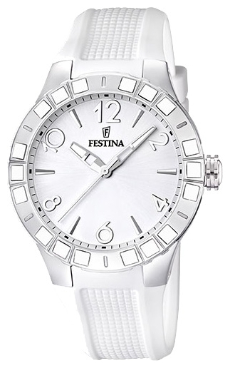Festina F16676.1 - женские наручные часы из коллекции Dream Festina F16676.1 - женские наручные часы из коллекции DreamFestina<br><br><br>Бренд: Festina<br>Модель: Festina F16676/1<br>Артикул: F16676.1<br>Вариант артикула: None<br>Коллекция: Dream<br>Подколлекция: None<br>Страна: Испания<br>Пол: женские<br>Тип механизма: кварцевые<br>Механизм: Miyota<br>Количество камней: None<br>Автоподзавод: None<br>Источник энергии: от батарейки<br>Срок службы элемента питания: None<br>Дисплей: стрелки<br>Цифры: арабские<br>Водозащита: WR 50<br>Противоударные: None<br>Материал корпуса: нерж. сталь, покрытие: эмаль (частичное)<br>Материал браслета: силикон<br>Материал безеля: None<br>Стекло: минеральное<br>Антибликовое покрытие: None<br>Цвет корпуса: None<br>Цвет браслета: None<br>Цвет циферблата: None<br>Цвет безеля: None<br>Размеры: 42 мм<br>Диаметр: None<br>Диаметр корпуса: None<br>Толщина: None<br>Ширина ремешка: None<br>Вес: None<br>Спорт-функции: None<br>Подсветка: стрелок<br>Вставка: None<br>Отображение даты: None<br>Хронограф: None<br>Таймер: None<br>Термометр: None<br>Хронометр: None<br>GPS: None<br>Радиосинхронизация: None<br>Барометр: None<br>Скелетон: None<br>Дополнительная информация: элемент питания SR621SW, срок службы батарейки 3 года<br>Дополнительные функции: None