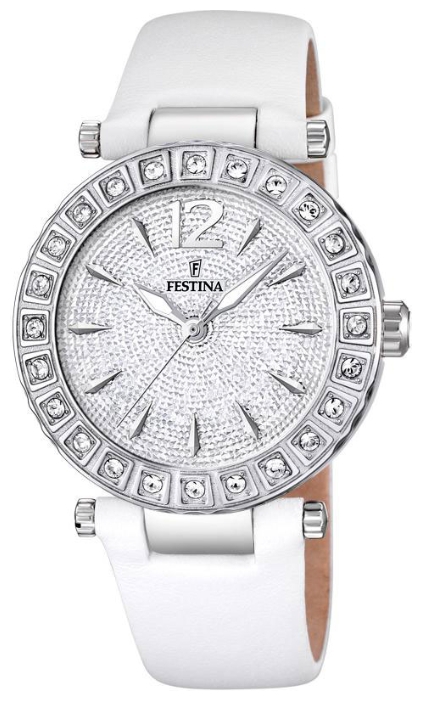 Festina F16645.3 - женские наручные часы из коллекции Dream Festina F16645.3 - женские наручные часы из коллекции DreamFestina<br><br><br>Бренд: Festina<br>Модель: Festina F16645/3<br>Артикул: F16645.3<br>Вариант артикула: None<br>Коллекция: Dream<br>Подколлекция: None<br>Страна: Испания<br>Пол: женские<br>Тип механизма: кварцевые<br>Механизм: None<br>Количество камней: None<br>Автоподзавод: None<br>Источник энергии: от батарейки<br>Срок службы элемента питания: None<br>Дисплей: стрелки<br>Цифры: арабские<br>Водозащита: WR 50<br>Противоударные: None<br>Материал корпуса: нерж. сталь<br>Материал браслета: кожа<br>Материал безеля: None<br>Стекло: минеральное<br>Антибликовое покрытие: None<br>Цвет корпуса: None<br>Цвет браслета: None<br>Цвет циферблата: None<br>Цвет безеля: None<br>Размеры: 38x38x21 мм<br>Диаметр: None<br>Диаметр корпуса: None<br>Толщина: None<br>Ширина ремешка: None<br>Вес: None<br>Спорт-функции: None<br>Подсветка: стрелок<br>Вставка: циркон<br>Отображение даты: None<br>Хронограф: None<br>Таймер: None<br>Термометр: None<br>Хронометр: None<br>GPS: None<br>Радиосинхронизация: None<br>Барометр: None<br>Скелетон: None<br>Дополнительная информация: None<br>Дополнительные функции: None