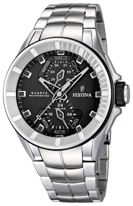 Festina F16652.4 - мужские наручные часы из коллекции Sport Festina F16652.4 - мужские наручные часы из коллекции SportFestina<br><br><br>Бренд: Festina<br>Модель: Festina F16652/4<br>Артикул: F16652.4<br>Вариант артикула: None<br>Коллекция: Sport<br>Подколлекция: None<br>Страна: Испания<br>Пол: мужские<br>Тип механизма: кварцевые<br>Механизм: None<br>Количество камней: None<br>Автоподзавод: None<br>Источник энергии: от батарейки<br>Срок службы элемента питания: None<br>Дисплей: стрелки<br>Цифры: отсутствуют<br>Водозащита: WR 100<br>Противоударные: None<br>Материал корпуса: нерж. сталь<br>Материал браслета: нерж. сталь<br>Материал безеля: None<br>Стекло: минеральное<br>Антибликовое покрытие: None<br>Цвет корпуса: None<br>Цвет браслета: None<br>Цвет циферблата: None<br>Цвет безеля: None<br>Размеры: 44x44x12 мм<br>Диаметр: None<br>Диаметр корпуса: None<br>Толщина: None<br>Ширина ремешка: None<br>Вес: None<br>Спорт-функции: None<br>Подсветка: None<br>Вставка: None<br>Отображение даты: число<br>Хронограф: None<br>Таймер: None<br>Термометр: None<br>Хронометр: None<br>GPS: None<br>Радиосинхронизация: None<br>Барометр: None<br>Скелетон: None<br>Дополнительная информация: None<br>Дополнительные функции: None