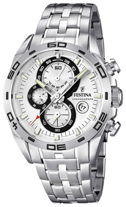 Festina F16654.1 - мужские наручные часы из коллекции Chronograph Festina F16654.1 - мужские наручные часы из коллекции ChronographFestina<br><br><br>Бренд: Festina<br>Модель: Festina F16654/1<br>Артикул: F16654.1<br>Вариант артикула: None<br>Коллекция: Chronograph<br>Подколлекция: None<br>Страна: Испания<br>Пол: мужские<br>Тип механизма: кварцевые<br>Механизм: None<br>Количество камней: None<br>Автоподзавод: None<br>Источник энергии: от батарейки<br>Срок службы элемента питания: None<br>Дисплей: стрелки<br>Цифры: отсутствуют<br>Водозащита: WR 100<br>Противоударные: None<br>Материал корпуса: нерж. сталь<br>Материал браслета: нерж. сталь<br>Материал безеля: None<br>Стекло: минеральное<br>Антибликовое покрытие: None<br>Цвет корпуса: None<br>Цвет браслета: None<br>Цвет циферблата: None<br>Цвет безеля: None<br>Размеры: 44.5x44.5x13 мм<br>Диаметр: None<br>Диаметр корпуса: None<br>Толщина: None<br>Ширина ремешка: None<br>Вес: None<br>Спорт-функции: секундомер<br>Подсветка: стрелок<br>Вставка: None<br>Отображение даты: число<br>Хронограф: есть<br>Таймер: None<br>Термометр: None<br>Хронометр: None<br>GPS: None<br>Радиосинхронизация: None<br>Барометр: None<br>Скелетон: None<br>Дополнительная информация: None<br>Дополнительные функции: None