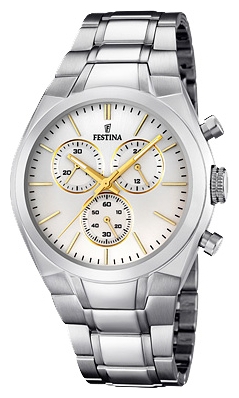 Festina F16782.4 - мужские наручные часы из коллекции Chronograph Festina F16782.4 - мужские наручные часы из коллекции ChronographFestina<br><br><br>Бренд: Festina<br>Модель: Festina F16782/4<br>Артикул: F16782.4<br>Вариант артикула: None<br>Коллекция: Chronograph<br>Подколлекция: None<br>Страна: Испания<br>Пол: мужские<br>Тип механизма: кварцевые<br>Механизм: MJS00<br>Количество камней: None<br>Автоподзавод: None<br>Источник энергии: от батарейки<br>Срок службы элемента питания: None<br>Дисплей: стрелки<br>Цифры: отсутствуют<br>Водозащита: WR 50<br>Противоударные: None<br>Материал корпуса: нерж. сталь<br>Материал браслета: нерж. сталь<br>Материал безеля: None<br>Стекло: минеральное<br>Антибликовое покрытие: None<br>Цвет корпуса: None<br>Цвет браслета: None<br>Цвет циферблата: None<br>Цвет безеля: None<br>Размеры: 45 мм<br>Диаметр: None<br>Диаметр корпуса: None<br>Толщина: None<br>Ширина ремешка: None<br>Вес: None<br>Спорт-функции: секундомер<br>Подсветка: стрелок<br>Вставка: None<br>Отображение даты: None<br>Хронограф: есть<br>Таймер: None<br>Термометр: None<br>Хронометр: None<br>GPS: None<br>Радиосинхронизация: None<br>Барометр: None<br>Скелетон: None<br>Дополнительная информация: None<br>Дополнительные функции: None