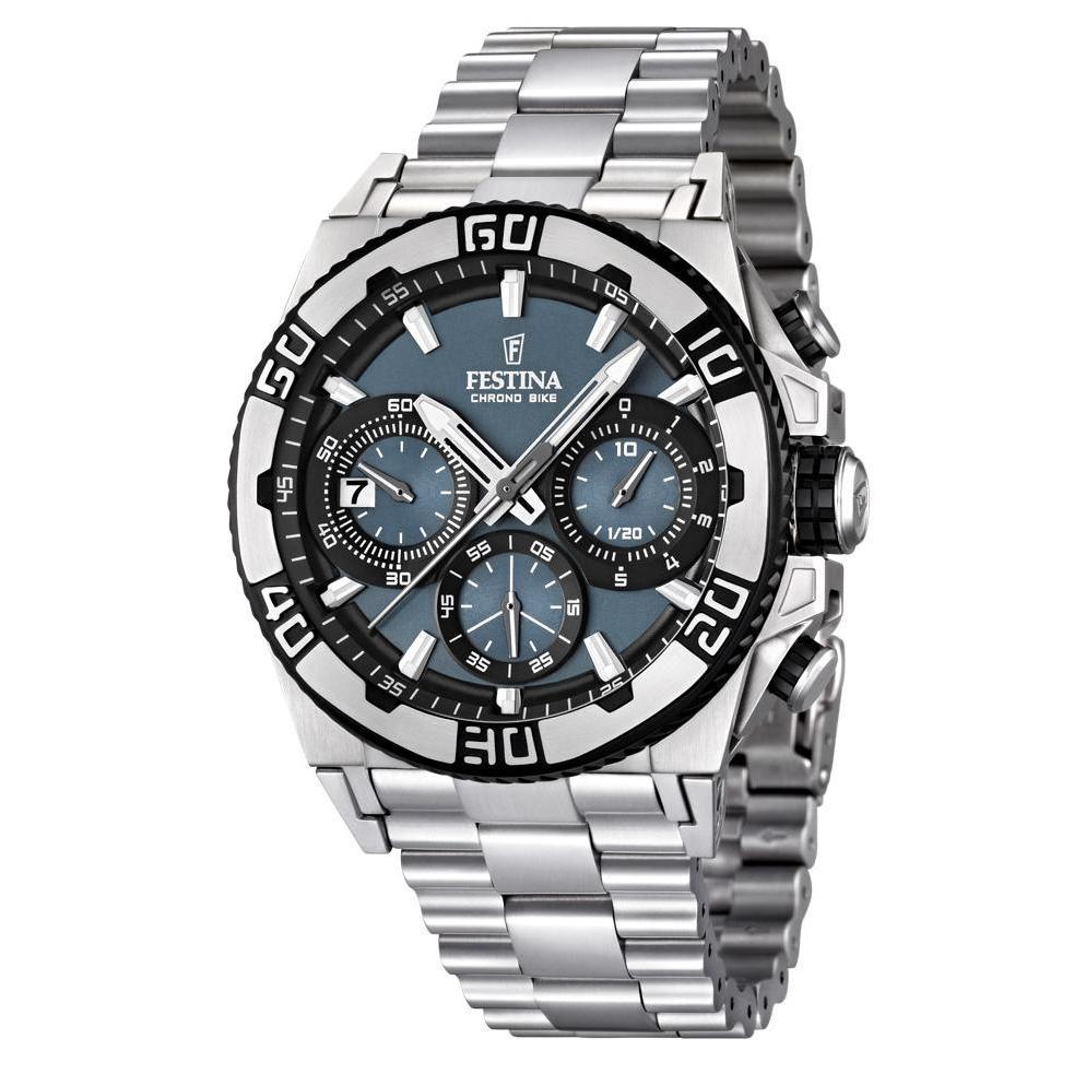 Festina F16658.3 - мужские наручные часы из коллекции Tour de France Festina F16658.3 - мужские наручные часы из коллекции Tour de FranceFestina<br><br><br>Бренд: Festina<br>Модель: Festina F16658/3<br>Артикул: F16658.3<br>Вариант артикула: None<br>Коллекция: Tour de France<br>Подколлекция: None<br>Страна: Испания<br>Пол: мужские<br>Тип механизма: кварцевые<br>Механизм: M6S20<br>Количество камней: None<br>Автоподзавод: None<br>Источник энергии: от батарейки<br>Срок службы элемента питания: None<br>Дисплей: стрелки<br>Цифры: отсутствуют<br>Водозащита: WR 100<br>Противоударные: None<br>Материал корпуса: нерж. сталь, PVD покрытие (частичное)<br>Материал браслета: нерж. сталь<br>Материал безеля: None<br>Стекло: минеральное<br>Антибликовое покрытие: None<br>Цвет корпуса: None<br>Цвет браслета: None<br>Цвет циферблата: None<br>Цвет безеля: None<br>Размеры: 44.5x14 мм<br>Диаметр: None<br>Диаметр корпуса: None<br>Толщина: None<br>Ширина ремешка: None<br>Вес: 216 г<br>Спорт-функции: секундомер<br>Подсветка: стрелок<br>Вставка: None<br>Отображение даты: число<br>Хронограф: есть<br>Таймер: None<br>Термометр: None<br>Хронометр: None<br>GPS: None<br>Радиосинхронизация: None<br>Барометр: None<br>Скелетон: None<br>Дополнительная информация: None<br>Дополнительные функции: None
