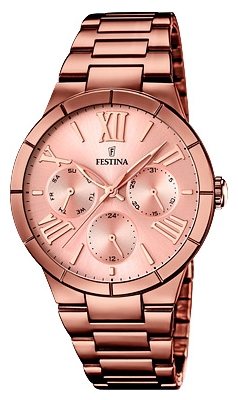 Festina F16798.1 - женские наручные часы из коллекции Mademoiselle Festina F16798.1 - женские наручные часы из коллекции MademoiselleFestina<br><br><br>Бренд: Festina<br>Модель: Festina F16798/1<br>Артикул: F16798.1<br>Вариант артикула: None<br>Коллекция: Mademoiselle<br>Подколлекция: None<br>Страна: Испания<br>Пол: женские<br>Тип механизма: кварцевые<br>Механизм: M6P26<br>Количество камней: None<br>Автоподзавод: None<br>Источник энергии: от батарейки<br>Срок службы элемента питания: None<br>Дисплей: стрелки<br>Цифры: римские<br>Водозащита: WR 50<br>Противоударные: None<br>Материал корпуса: нерж. сталь, PVD покрытие (полное)<br>Материал браслета: нерж. сталь, PVD покрытие (полное)<br>Материал безеля: None<br>Стекло: минеральное<br>Антибликовое покрытие: None<br>Цвет корпуса: None<br>Цвет браслета: None<br>Цвет циферблата: None<br>Цвет безеля: None<br>Размеры: 37 мм<br>Диаметр: None<br>Диаметр корпуса: None<br>Толщина: None<br>Ширина ремешка: None<br>Вес: None<br>Спорт-функции: None<br>Подсветка: None<br>Вставка: None<br>Отображение даты: число, день недели<br>Хронограф: None<br>Таймер: None<br>Термометр: None<br>Хронометр: None<br>GPS: None<br>Радиосинхронизация: None<br>Барометр: None<br>Скелетон: None<br>Дополнительная информация: None<br>Дополнительные функции: None