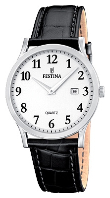 Festina F16521.1 - женские наручные часы из коллекции Classic Festina F16521.1 - женские наручные часы из коллекции ClassicFestina<br><br><br>Бренд: Festina<br>Модель: Festina F16521/1<br>Артикул: F16521.1<br>Вариант артикула: None<br>Коллекция: Classic<br>Подколлекция: None<br>Страна: Испания<br>Пол: женские<br>Тип механизма: кварцевые<br>Механизм: M9T15<br>Количество камней: None<br>Автоподзавод: None<br>Источник энергии: от батарейки<br>Срок службы элемента питания: None<br>Дисплей: стрелки<br>Цифры: арабские<br>Водозащита: WR 50<br>Противоударные: None<br>Материал корпуса: нерж. сталь<br>Материал браслета: кожа<br>Материал безеля: None<br>Стекло: минеральное<br>Антибликовое покрытие: None<br>Цвет корпуса: None<br>Цвет браслета: None<br>Цвет циферблата: None<br>Цвет безеля: None<br>Размеры: 29.5 мм<br>Диаметр: None<br>Диаметр корпуса: None<br>Толщина: None<br>Ширина ремешка: None<br>Вес: None<br>Спорт-функции: None<br>Подсветка: None<br>Вставка: None<br>Отображение даты: число<br>Хронограф: None<br>Таймер: None<br>Термометр: None<br>Хронометр: None<br>GPS: None<br>Радиосинхронизация: None<br>Барометр: None<br>Скелетон: None<br>Дополнительная информация: None<br>Дополнительные функции: None