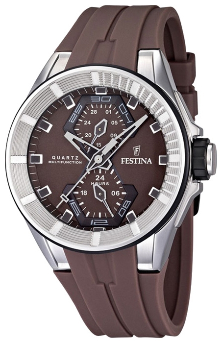 Festina F16611.2 - мужские наручные часы из коллекции Multifunction Festina F16611.2 - мужские наручные часы из коллекции MultifunctionFestina<br><br><br>Бренд: Festina<br>Модель: Festina F16611/2<br>Артикул: F16611.2<br>Вариант артикула: None<br>Коллекция: Multifunction<br>Подколлекция: None<br>Страна: Испания<br>Пол: мужские<br>Тип механизма: кварцевые<br>Механизм: M6P73<br>Количество камней: None<br>Автоподзавод: None<br>Источник энергии: от батарейки<br>Срок службы элемента питания: None<br>Дисплей: стрелки<br>Цифры: отсутствуют<br>Водозащита: WR 100<br>Противоударные: None<br>Материал корпуса: нерж. сталь<br>Материал браслета: каучук<br>Материал безеля: None<br>Стекло: минеральное<br>Антибликовое покрытие: None<br>Цвет корпуса: None<br>Цвет браслета: None<br>Цвет циферблата: None<br>Цвет безеля: None<br>Размеры: 45 мм<br>Диаметр: None<br>Диаметр корпуса: None<br>Толщина: None<br>Ширина ремешка: None<br>Вес: None<br>Спорт-функции: None<br>Подсветка: None<br>Вставка: None<br>Отображение даты: число<br>Хронограф: None<br>Таймер: None<br>Термометр: None<br>Хронометр: None<br>GPS: None<br>Радиосинхронизация: None<br>Барометр: None<br>Скелетон: None<br>Дополнительная информация: None<br>Дополнительные функции: второй часовой пояс