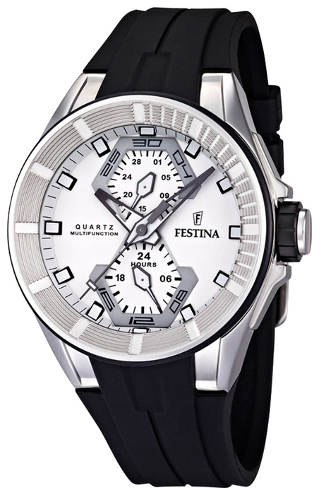 Festina F16611.1 - мужские наручные часы из коллекции Multifunction Festina F16611.1 - мужские наручные часы из коллекции MultifunctionFestina<br><br><br>Бренд: Festina<br>Модель: Festina F16611/1<br>Артикул: F16611.1<br>Вариант артикула: None<br>Коллекция: Multifunction<br>Подколлекция: None<br>Страна: Испания<br>Пол: мужские<br>Тип механизма: кварцевые<br>Механизм: M6P73<br>Количество камней: None<br>Автоподзавод: None<br>Источник энергии: от батарейки<br>Срок службы элемента питания: None<br>Дисплей: стрелки<br>Цифры: отсутствуют<br>Водозащита: WR 100<br>Противоударные: None<br>Материал корпуса: нерж. сталь<br>Материал браслета: каучук<br>Материал безеля: None<br>Стекло: минеральное<br>Антибликовое покрытие: None<br>Цвет корпуса: None<br>Цвет браслета: None<br>Цвет циферблата: None<br>Цвет безеля: None<br>Размеры: 45 мм<br>Диаметр: None<br>Диаметр корпуса: None<br>Толщина: None<br>Ширина ремешка: None<br>Вес: None<br>Спорт-функции: None<br>Подсветка: None<br>Вставка: None<br>Отображение даты: число<br>Хронограф: None<br>Таймер: None<br>Термометр: None<br>Хронометр: None<br>GPS: None<br>Радиосинхронизация: None<br>Барометр: None<br>Скелетон: None<br>Дополнительная информация: None<br>Дополнительные функции: второй часовой пояс