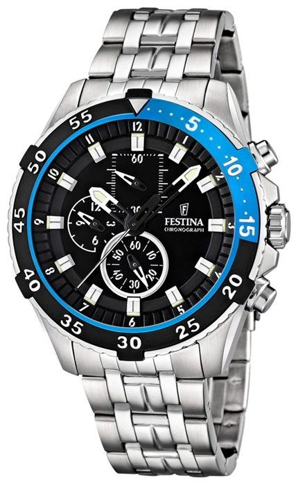 Festina F16603.3 - мужские наручные часы из коллекции Sport Festina F16603.3 - мужские наручные часы из коллекции SportFestina<br><br><br>Бренд: Festina<br>Модель: Festina F16603/3<br>Артикул: F16603.3<br>Вариант артикула: None<br>Коллекция: Sport<br>Подколлекция: None<br>Страна: Испания<br>Пол: мужские<br>Тип механизма: кварцевые<br>Механизм: M0S30<br>Количество камней: None<br>Автоподзавод: None<br>Источник энергии: от батарейки<br>Срок службы элемента питания: None<br>Дисплей: стрелки<br>Цифры: арабские<br>Водозащита: WR 100<br>Противоударные: None<br>Материал корпуса: нерж. сталь<br>Материал браслета: нерж. сталь<br>Материал безеля: None<br>Стекло: минеральное<br>Антибликовое покрытие: None<br>Цвет корпуса: None<br>Цвет браслета: None<br>Цвет циферблата: None<br>Цвет безеля: None<br>Размеры: 46x14 мм<br>Диаметр: None<br>Диаметр корпуса: None<br>Толщина: None<br>Ширина ремешка: None<br>Вес: None<br>Спорт-функции: секундомер<br>Подсветка: стрелок<br>Вставка: None<br>Отображение даты: None<br>Хронограф: есть<br>Таймер: None<br>Термометр: None<br>Хронометр: None<br>GPS: None<br>Радиосинхронизация: None<br>Барометр: None<br>Скелетон: None<br>Дополнительная информация: None<br>Дополнительные функции: None