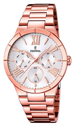 Festina F16718.1 - женские наручные часы из коллекции Mademoiselle Festina F16718.1 - женские наручные часы из коллекции MademoiselleFestina<br><br><br>Бренд: Festina<br>Модель: Festina F16718/1<br>Артикул: F16718.1<br>Вариант артикула: None<br>Коллекция: Mademoiselle<br>Подколлекция: None<br>Страна: Испания<br>Пол: женские<br>Тип механизма: кварцевые<br>Механизм: M6P29<br>Количество камней: None<br>Автоподзавод: None<br>Источник энергии: от батарейки<br>Срок службы элемента питания: None<br>Дисплей: стрелки<br>Цифры: римские<br>Водозащита: WR 50<br>Противоударные: None<br>Материал корпуса: нерж. сталь, PVD покрытие (полное)<br>Материал браслета: нерж. сталь, PVD покрытие (полное)<br>Материал безеля: None<br>Стекло: минеральное<br>Антибликовое покрытие: None<br>Цвет корпуса: None<br>Цвет браслета: None<br>Цвет циферблата: None<br>Цвет безеля: None<br>Размеры: 37 мм<br>Диаметр: None<br>Диаметр корпуса: None<br>Толщина: None<br>Ширина ремешка: None<br>Вес: None<br>Спорт-функции: None<br>Подсветка: None<br>Вставка: None<br>Отображение даты: число, день недели<br>Хронограф: None<br>Таймер: None<br>Термометр: None<br>Хронометр: None<br>GPS: None<br>Радиосинхронизация: None<br>Барометр: None<br>Скелетон: None<br>Дополнительная информация: None<br>Дополнительные функции: None