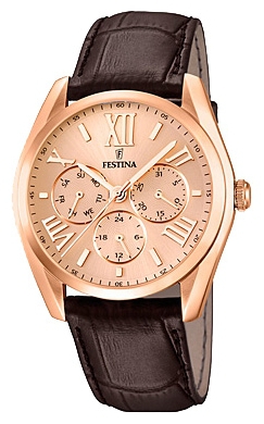 Festina F16754.2 - мужские наручные часы из коллекции Multifunction Festina F16754.2 - мужские наручные часы из коллекции MultifunctionFestina<br><br><br>Бренд: Festina<br>Модель: Festina F16754/2<br>Артикул: F16754.2<br>Вариант артикула: None<br>Коллекция: Multifunction<br>Подколлекция: None<br>Страна: Испания<br>Пол: мужские<br>Тип механизма: кварцевые<br>Механизм: M6P29<br>Количество камней: None<br>Автоподзавод: None<br>Источник энергии: от батарейки<br>Срок службы элемента питания: None<br>Дисплей: стрелки<br>Цифры: римские<br>Водозащита: WR 50<br>Противоударные: None<br>Материал корпуса: нерж. сталь, PVD покрытие (полное)<br>Материал браслета: кожа<br>Материал безеля: None<br>Стекло: минеральное<br>Антибликовое покрытие: None<br>Цвет корпуса: None<br>Цвет браслета: None<br>Цвет циферблата: None<br>Цвет безеля: None<br>Размеры: 42.2 мм<br>Диаметр: None<br>Диаметр корпуса: None<br>Толщина: None<br>Ширина ремешка: None<br>Вес: None<br>Спорт-функции: None<br>Подсветка: None<br>Вставка: None<br>Отображение даты: число, день недели<br>Хронограф: None<br>Таймер: None<br>Термометр: None<br>Хронометр: None<br>GPS: None<br>Радиосинхронизация: None<br>Барометр: None<br>Скелетон: None<br>Дополнительная информация: None<br>Дополнительные функции: None