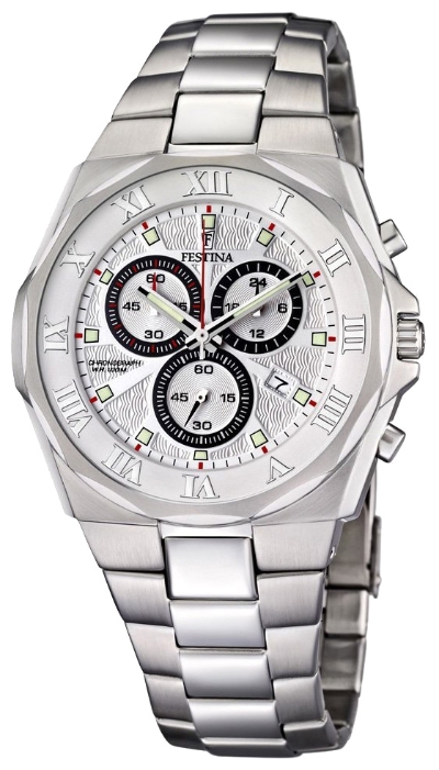 Festina F6818.2 - мужские наручные часы из коллекции Chronograph Festina F6818.2 - мужские наручные часы из коллекции ChronographFestina<br><br><br>Бренд: Festina<br>Модель: Festina F6818/2<br>Артикул: F6818.2<br>Вариант артикула: None<br>Коллекция: Chronograph<br>Подколлекция: None<br>Страна: Испания<br>Пол: мужские<br>Тип механизма: кварцевые<br>Механизм: None<br>Количество камней: None<br>Автоподзавод: None<br>Источник энергии: от батарейки<br>Срок службы элемента питания: None<br>Дисплей: стрелки<br>Цифры: римские<br>Водозащита: WR 100<br>Противоударные: None<br>Материал корпуса: нерж. сталь<br>Материал браслета: нерж. сталь<br>Материал безеля: None<br>Стекло: минеральное<br>Антибликовое покрытие: None<br>Цвет корпуса: None<br>Цвет браслета: None<br>Цвет циферблата: None<br>Цвет безеля: None<br>Размеры: 44x10 мм<br>Диаметр: None<br>Диаметр корпуса: None<br>Толщина: None<br>Ширина ремешка: None<br>Вес: None<br>Спорт-функции: секундомер<br>Подсветка: стрелок<br>Вставка: None<br>Отображение даты: число<br>Хронограф: есть<br>Таймер: None<br>Термометр: None<br>Хронометр: None<br>GPS: None<br>Радиосинхронизация: None<br>Барометр: None<br>Скелетон: None<br>Дополнительная информация: None<br>Дополнительные функции: None