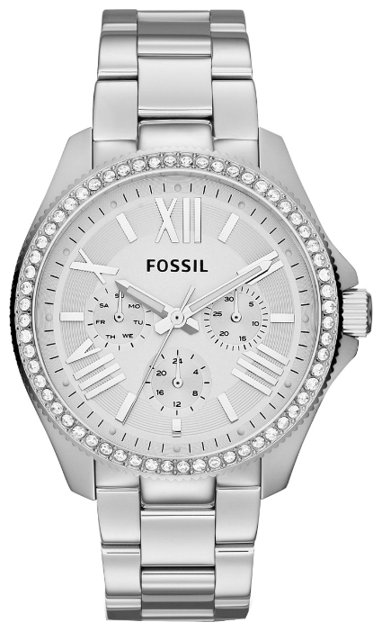 Fossil AM4481 - женские наручные часы из коллекции Cecile Fossil AM4481 - женские наручные часы из коллекции CecileFossil<br><br><br>Бренд: Fossil<br>Модель: Fossil AM4481<br>Артикул: AM4481<br>Вариант артикула: None<br>Коллекция: Cecile<br>Подколлекция: None<br>Страна: США<br>Пол: женские<br>Тип механизма: кварцевые<br>Механизм: None<br>Количество камней: None<br>Автоподзавод: None<br>Источник энергии: от батарейки<br>Срок службы элемента питания: None<br>Дисплей: стрелки<br>Цифры: римские<br>Водозащита: WR 100<br>Противоударные: None<br>Материал корпуса: нерж. сталь<br>Материал браслета: нерж. сталь<br>Материал безеля: None<br>Стекло: минеральное<br>Антибликовое покрытие: None<br>Цвет корпуса: None<br>Цвет браслета: None<br>Цвет циферблата: None<br>Цвет безеля: None<br>Размеры: 40x12 мм<br>Диаметр: None<br>Диаметр корпуса: None<br>Толщина: None<br>Ширина ремешка: None<br>Вес: None<br>Спорт-функции: None<br>Подсветка: стрелок<br>Вставка: None<br>Отображение даты: число, день недели<br>Хронограф: None<br>Таймер: None<br>Термометр: None<br>Хронометр: None<br>GPS: None<br>Радиосинхронизация: None<br>Барометр: None<br>Скелетон: None<br>Дополнительная информация: None<br>Дополнительные функции: None