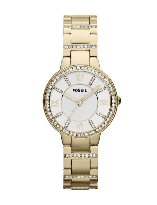 Fossil ES3283 - женские наручные часы из коллекции Dress Fossil ES3283 - женские наручные часы из коллекции DressFossil<br><br><br>Бренд: Fossil<br>Модель: Fossil ES3283<br>Артикул: ES3283<br>Вариант артикула: None<br>Коллекция: Dress<br>Подколлекция: None<br>Страна: США<br>Пол: женские<br>Тип механизма: кварцевые<br>Механизм: None<br>Количество камней: None<br>Автоподзавод: None<br>Источник энергии: от батарейки<br>Срок службы элемента питания: None<br>Дисплей: стрелки<br>Цифры: римские<br>Водозащита: WR 50<br>Противоударные: None<br>Материал корпуса: нерж. сталь, покрытие: позолота (полное)<br>Материал браслета: нерж. сталь, покрытие: позолота (полное)<br>Материал безеля: None<br>Стекло: минеральное<br>Антибликовое покрытие: None<br>Цвет корпуса: None<br>Цвет браслета: None<br>Цвет циферблата: None<br>Цвет безеля: None<br>Размеры: 30x30x9 мм<br>Диаметр: None<br>Диаметр корпуса: None<br>Толщина: None<br>Ширина ремешка: None<br>Вес: None<br>Спорт-функции: None<br>Подсветка: None<br>Вставка: None<br>Отображение даты: None<br>Хронограф: None<br>Таймер: None<br>Термометр: None<br>Хронометр: None<br>GPS: None<br>Радиосинхронизация: None<br>Барометр: None<br>Скелетон: None<br>Дополнительная информация: None<br>Дополнительные функции: None