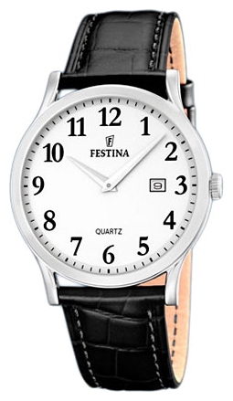 Festina F16520.1 - мужские наручные часы из коллекции Classic Festina F16520.1 - мужские наручные часы из коллекции ClassicFestina<br><br><br>Бренд: Festina<br>Модель: Festina F16520/1<br>Артикул: F16520.1<br>Вариант артикула: None<br>Коллекция: Classic<br>Подколлекция: None<br>Страна: Испания<br>Пол: мужские<br>Тип механизма: кварцевые<br>Механизм: M9U15<br>Количество камней: None<br>Автоподзавод: None<br>Источник энергии: от батарейки<br>Срок службы элемента питания: None<br>Дисплей: стрелки<br>Цифры: арабские<br>Водозащита: WR 50<br>Противоударные: None<br>Материал корпуса: нерж. сталь<br>Материал браслета: кожа<br>Материал безеля: None<br>Стекло: минеральное<br>Антибликовое покрытие: None<br>Цвет корпуса: None<br>Цвет браслета: None<br>Цвет циферблата: None<br>Цвет безеля: None<br>Размеры: 40 мм<br>Диаметр: None<br>Диаметр корпуса: None<br>Толщина: None<br>Ширина ремешка: None<br>Вес: None<br>Спорт-функции: None<br>Подсветка: стрелок<br>Вставка: None<br>Отображение даты: число<br>Хронограф: None<br>Таймер: None<br>Термометр: None<br>Хронометр: None<br>GPS: None<br>Радиосинхронизация: None<br>Барометр: None<br>Скелетон: None<br>Дополнительная информация: None<br>Дополнительные функции: None
