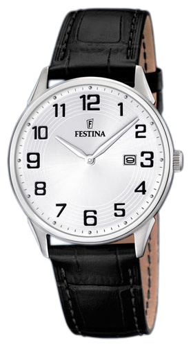 Festina F16518.1 - мужские наручные часы из коллекции Classic Festina F16518.1 - мужские наручные часы из коллекции ClassicFestina<br><br><br>Бренд: Festina<br>Модель: Festina F16518/1<br>Артикул: F16518.1<br>Вариант артикула: None<br>Коллекция: Classic<br>Подколлекция: None<br>Страна: Испания<br>Пол: мужские<br>Тип механизма: кварцевые<br>Механизм: None<br>Количество камней: None<br>Автоподзавод: None<br>Источник энергии: от батарейки<br>Срок службы элемента питания: None<br>Дисплей: стрелки<br>Цифры: арабские<br>Водозащита: WR 50<br>Противоударные: None<br>Материал корпуса: нерж. сталь<br>Материал браслета: кожа<br>Материал безеля: None<br>Стекло: минеральное<br>Антибликовое покрытие: None<br>Цвет корпуса: None<br>Цвет браслета: None<br>Цвет циферблата: None<br>Цвет безеля: None<br>Размеры: 39.6x39.6 мм<br>Диаметр: None<br>Диаметр корпуса: None<br>Толщина: None<br>Ширина ремешка: None<br>Вес: None<br>Спорт-функции: None<br>Подсветка: None<br>Вставка: None<br>Отображение даты: число<br>Хронограф: None<br>Таймер: None<br>Термометр: None<br>Хронометр: None<br>GPS: None<br>Радиосинхронизация: None<br>Барометр: None<br>Скелетон: None<br>Дополнительная информация: None<br>Дополнительные функции: None